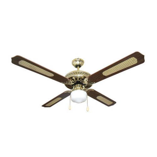 ΑΝΕΜΙΣΤΗΡΑΣ ΟΡΟΦΗΣ ΜΕ 1 ΦΩΣ E27 ΚΑΦΕ ΧΡΥΣΟΣ Φ125 70W