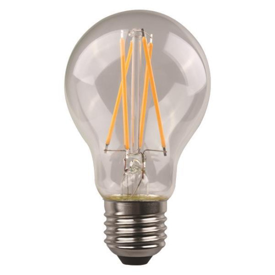 ΛΑΜΠΑ LED ΚΟΙΝΗ CROSSED FILAMENT 7W 806lm E27 2700K 220-240V CLEAR