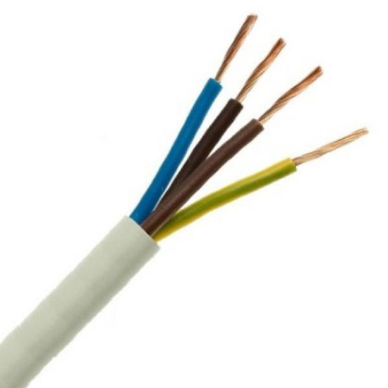 ΚΑΛΩΔΙΟ ΕΥΚΑΜΠΤΟ H05VV-F 4Χ2,5mm² ΛΕΥΚΟ (100m/roll)