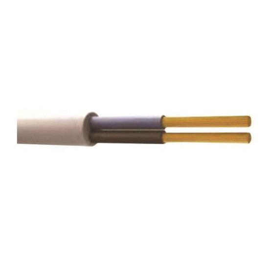 ΚΑΛΩΔΙΟ ΕΥΚΑΜΠΤΟ H05VV-F 3Χ1mm² ΛΕΥΚΟ (2000m/Drum)