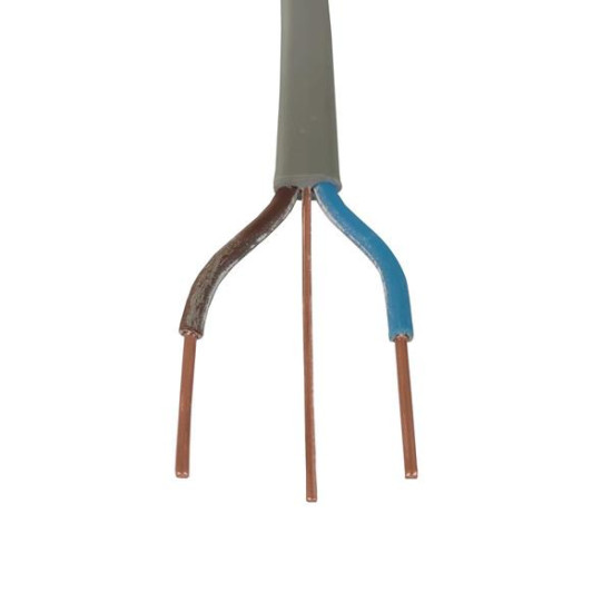 ΚΑΛΩΔΙΟ ΠΛΑΚΕ 2X2,5+1,5mm² ΓΚΡΙ (100m Cardboard Reels)