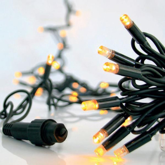 ΣΕΙΡΑ, 100 FLASH LED 5mm ΜΕ ΚΑΛΥΜΜΑ, 230V, 3 ΕΠΕΚΤΑΣΕΙΣ ΕΩΣ 3 ΣΕΤ, ΠΡΑΣΙΝΟ ΚΑΟΥΤΣΟΥΚ ΚΑΛΩΔΙΟ, ΘΕΡΜΟ ΛΕΥΚΟ LED ΑΝΑ 10cm, ΠΡΟΕΚΤΑΣΗ ΠΑΡΟΧΗΣ 1.5m, ΙΡ65