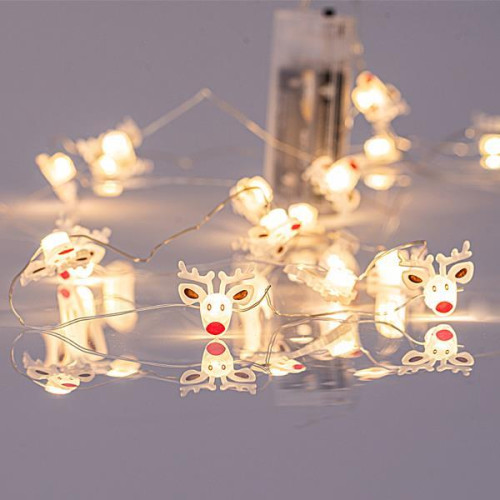 ΣΕΙΡΑ, 20 MINI LED, ΑΚΡΥΛΙΚΟΥΣ ΤΑΡΑΝΔΟΥΣ 2.2cm, ΜΠΑΤΑΡΙΑΣ 2xAA, ΑΣΗΜΙ ΧΑΛΚΙΝΟ ΚΑΛΩΔΙΟ, ΘΕΡΜΟ ΛΕΥΚΟ LED ΑΝΑ 10cm, ΠΡΟΕΚΤΑΣΗ ΠΑΡΟΧΗΣ 30cm, IP20