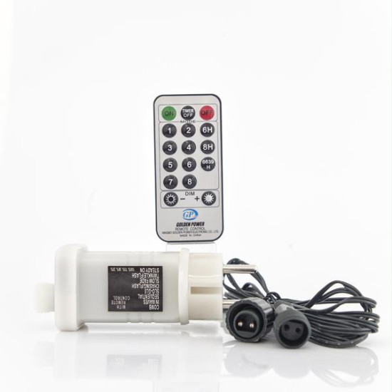 ΜΕΤΑΣΧΗΜΑΤΙΣΤΗΣ 31V/12W, 8 ΠΡΟΓΡΑΜΜΑΤΑ & ΜΝΗΜΗ, ΕΩΣ 1500 LED, ΤΗΛΕΧΕΙΡΙΣΤΗΡΙΟ (ON/OFF, ΧΡΟΝΟΔΙΑΚΟΠΤΗΣ, DIMMER), ΠΡΑΣΙΝΟ PVC ΚΑΛΩΔΙΟ, ΠΡΟΕΚΤΑΣΗ ΠΑΡΟΧΗΣ 3m, ΙΡ44