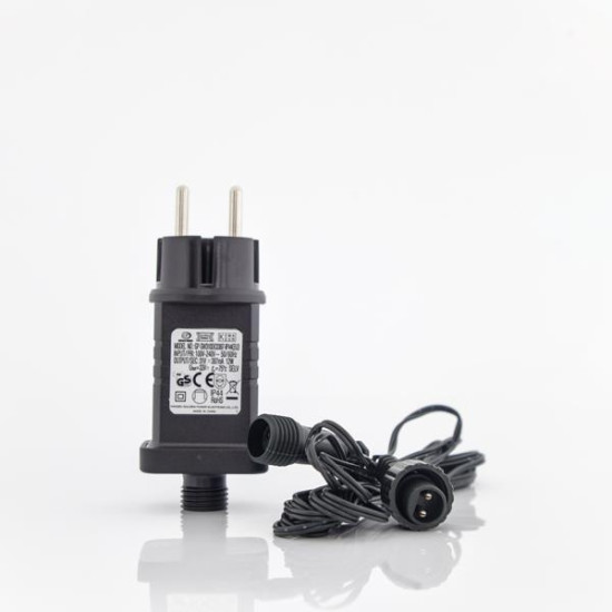 ΜΕΤΑΣΧΗΜΑΤΙΣΤΗΣ 31V/12W, ΕΩΣ 1500 LED, ΠΡΑΣΙΝΟ PVC ΚΑΛΩΔΙΟ, ΠΡΟΕΚΤΑΣΗ ΠΑΡΟΧΗΣ 3m, IP44