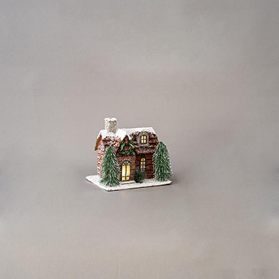 ΣΠΙΤΑΚΙ ΦΩΤΙΖΟΜΕΝΟ, 4 LED, ΜΠΑΤΑΡΙΑΣ, 23x19x22cm ΣΠΙΤΑΚΙ ΦΩΤΙΖΟΜΕΝΟ, 4 LED, ΜΠΑΤΑΡΙΑΣ, 23x19x22cm