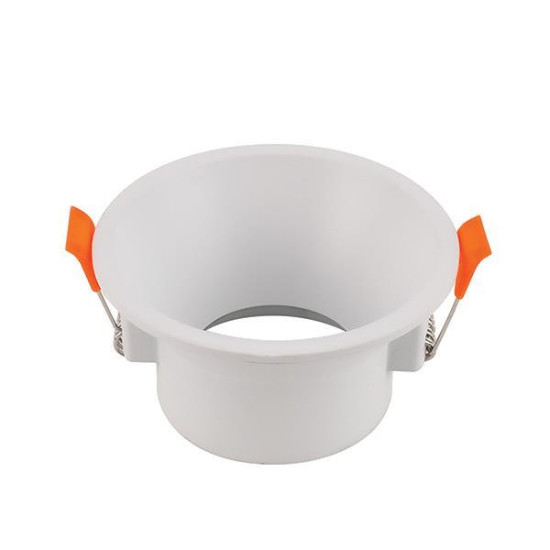 ΣΠΟΤ ΧΩΝΕΥΤΟ ΣΤΑΘΕΡΟ GU10 Φ89 IP44 ΛΕΥΚΟ