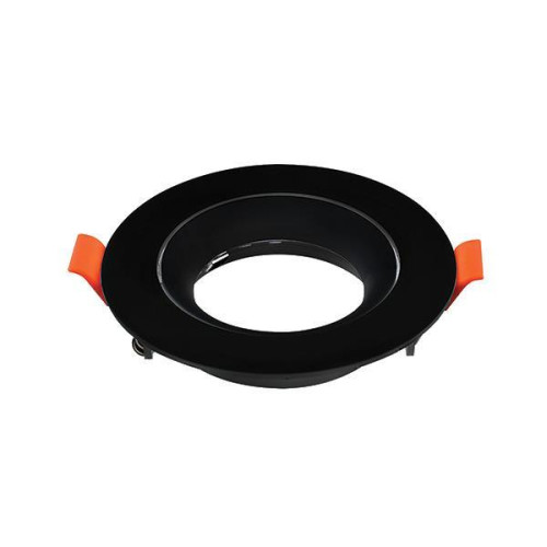 ΣΠΟΤ ΧΩΝΕΥΤΟ ΣΤΑΘΕΡΟ GU10 Φ92 IP20 ΜΑΥΡΟ REDO