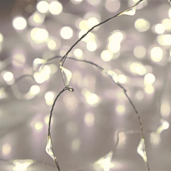 ΣΕΙΡΑ, 20 MINI LED, ΜΠΑΤΑΡΙΑΣ 2xΑΑ, TIMER, ΑΣΗΜΙ ΧΑΛΚΙΝΟ ΚΑΛΩΔΙΟ, ΛΕΥΚΟ LED ΑΝΑ 10cm, ΠΡΟΕΚΤΑΣΗ ΠΑΡΟΧΗΣ 10cm, IP20 (DISPLAY BOX 24τμχ)