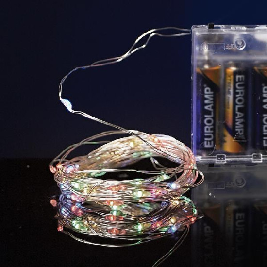 ΣΕΙΡΑ, 20 MINI LED, ΜΠΑΤΑΡΙΑΣ 2xAA, TIMER, ΑΣΗΜΙ ΧΑΛΚΙΝΟ ΚΑΛΩΔΙΟ, ΧΡΩΜΑΤΙΣΤΟ ΟΠΑΛ LED ΑΝΑ 10cm, ΠΡΟΕΚΤΑΣΗ ΠΑΡΟΧΗΣ 10cm, IP20 (DISPLAY BOX 24τμχ)