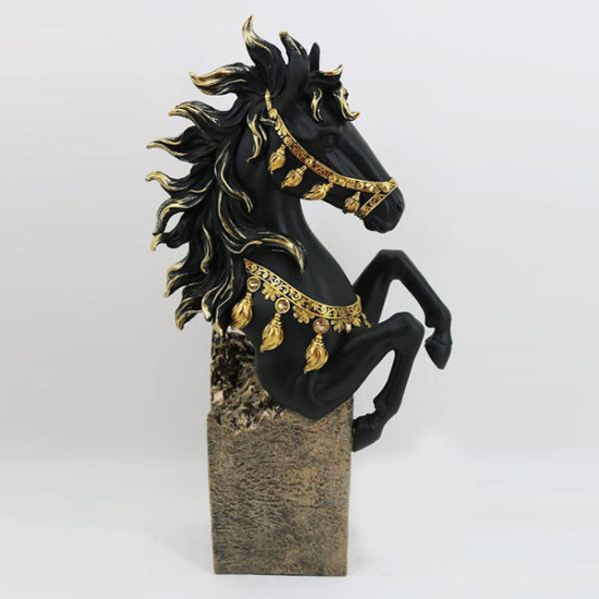 ΑΛΟΓΟ ΜΑΥΡΟ - ΧΡΥΣΟ 22x10x40cm