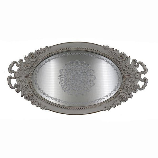 ΔΙΣΚΟΣ ΠΟΛΥΡΕΖΙΝ ΜΕ ΚΑΘΡΕΦΤΗ ΛΕΥΚΟΣ 44.2x4.2x24cm