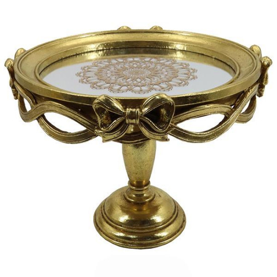 ΔΙΣΚΟΣ ΠΟΛΥΡΕΖΙΝ ME KΑΘΡΕΦΤΗ & ΠΟΔΙ ΧΡΥΣΟΣ 25.5x25.5x19.7cm ΔΙΣΚΟΣ ΠΟΛΥΡΕΖΙΝ ME KΑΘΡΕΦΤΗ & ΠΟΔΙ ΧΡΥΣΟΣ 25.5x25.5x19.7cm