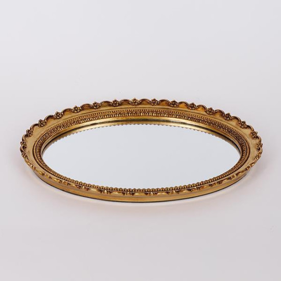 ΔΙΣΚΟΣ ΠΟΛΥΡΕΖΙΝ ΜΕ ΚΑΘΡΕΠΤΗ ΧΡΥΣΟΣ 35x26x3cm ΔΙΣΚΟΣ ΠΟΛΥΡΕΖΙΝ ΜΕ ΚΑΘΡΕΠΤΗ ΧΡΥΣΟΣ 35x26x3cm