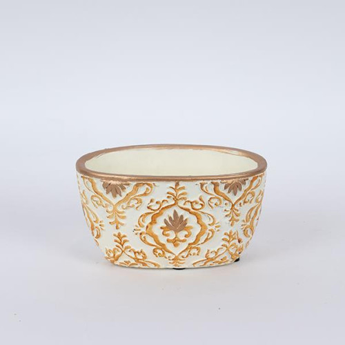 ΚΑΣΠΩ ΤΣΙΜΕΝΤΕΝΙΟ ΚΡΕΜ - ΧΡΥΣΟ 18x10.5x10cm