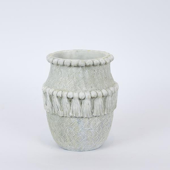 ΠΥΘΑΡΙ ΤΣΙΜΕΝΤΕΝΙΟ ΓΚΡΙ 17.5x17.5x20.5cm