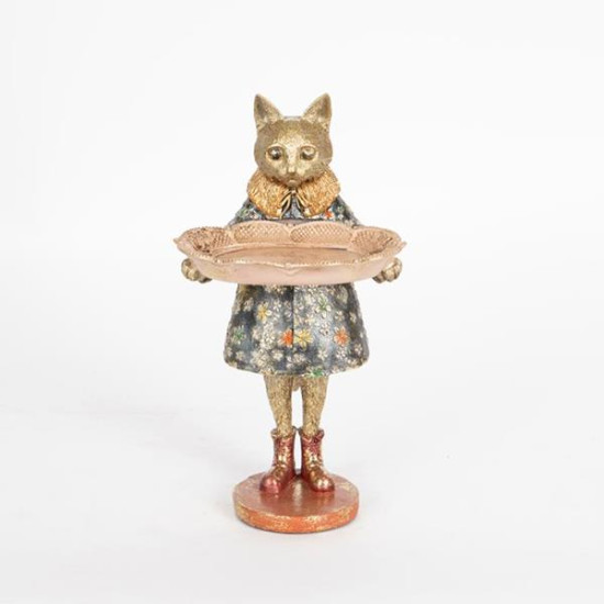 ΓΑΤΑ ΠΟΛΥΡΕΖΙΝ 15.5x14x27cm