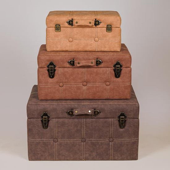 S/2 ΜΠΑΟΥΛΑ ΜΠΕΖ 61x37x37cm/ 51x30x26cm