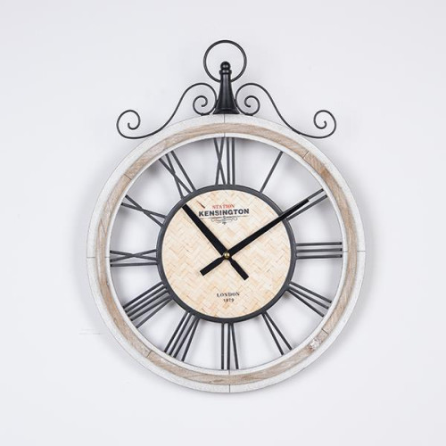 ΡΟΛΟΪ ΤΟΙΧΟΥ ΞΥΛΙΝΟ - ΜΕΤΑΛΛΙΚΟ NATURAL - ΓΚΡΙ - ΜΑΥΡΟ 40x4.5x50cm