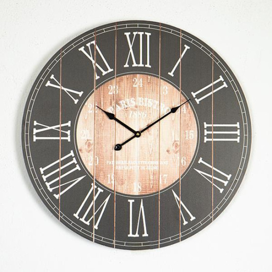 ΡΟΛΟΪ ΤΟΙΧΟΥ ΞΥΛΙΝΟ ΜΑΥΡΟ - ΛΕΥΚΟ - NATURAL 58.2x4.3x58.2cm