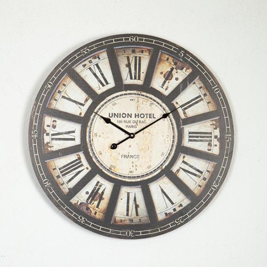 ΡΟΛΟΪ ΤΟΙΧΟΥ ΞΥΛΙΝΟ ANTIKE ΕΚΡΟΥ - ΜΑΥΡΟ 58.2x4.3x58.2cm ΡΟΛΟΪ ΤΟΙΧΟΥ ΞΥΛΙΝΟ ANTIKE ΕΚΡΟΥ - ΜΑΥΡΟ 58.2x4.3x58.2cm