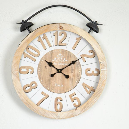 ΡΟΛΟΪ ΤΟΙΧΟΥ ΞΥΛΙΝΟ - ΜΕΤΑΛΛΙΚΟ NATURAL - ΛΕΥΚΟ - ΜΑΥΡΟ 50x6x60cm