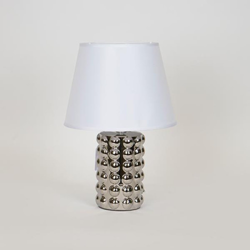 ΕΠΙΤΡΑΠΕΖΙΟ ΦΩΤΙΣΤΙΚΟ ΜΕ ΛΕΥΚΟ ΚΑΠΕΛΟ ΚΕΡΑΜΙΚΟ ΑΣΗΜΙ 23x23x36cm ΕΠΙΤΡΑΠΕΖΙΟ ΦΩΤΙΣΤΙΚΟ ΜΕ ΛΕΥΚΟ ΚΑΠΕΛΟ ΚΕΡΑΜΙΚΟ ΑΣΗΜΙ 23x23x36cm