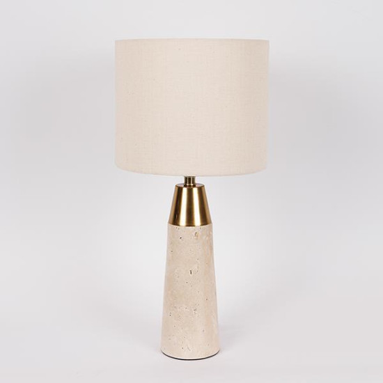 ΕΠΙΤΡΑΠΕΖΙΟ ΦΩΤΙΣΤΙΚΟ ΜΕ ΜΠΕΖ ΚΑΠΕΛΟ ΜΕΤΑΛΙΚΟ - ΜΑΡΜΑΡΙΝΟ ΧΡΥΣΟ - ΜΠΕΖ 25x52cm