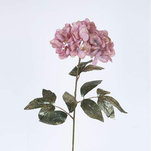 ΛΟΥΛΟΥΔΙ/ ΚΛΑΔΙ ΠΑΙΟΝΙΑ ΜΕ ΧΡΥΣΟΣΚΟΝΗ ΡΟΖ 68cm