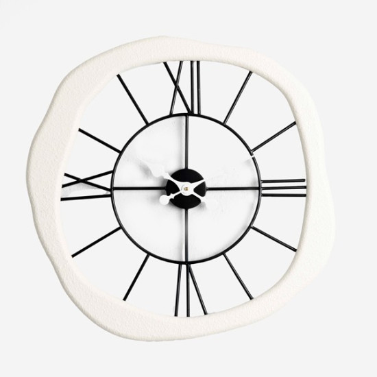 ΡΟΛΟΪ ΤΟΙΧΟΥ ΜΕΤΑΛΛΙΚΟ - ΞΥΛΙΝΟ ΛΕΥΚΟ - ΜΑΥΡΟ 61x4x60cm