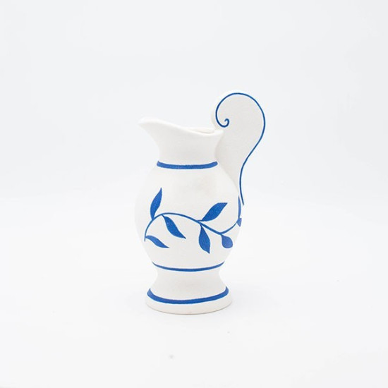 ΒΑΖΟ ΠΟΡΣΕΛΑΝΗ ΛΕΥΚΟ - ΜΠΛΕ 13.2x10.5x21.3cm