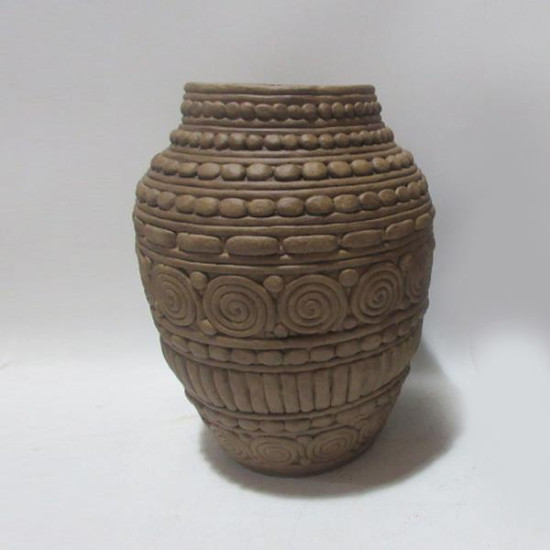 ΒΑΖΟ ΤΣΙΜΕΝΤΕΝΙΟ ΚΑΦΕ 26.5x26.5x34cm