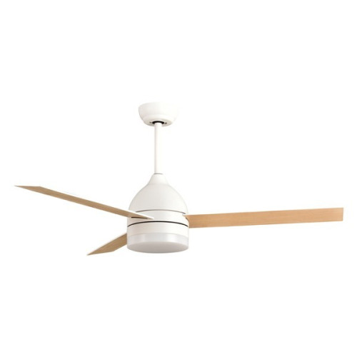 ΑΝΕΜΙΣΤΗΡΑΣ ΟΡΟΦΗΣ ΧΡΩΜΑ ΛΕΥΚΟ-ΞΥΛΟ Φ107 22W DC ΜΟΤΕΡ ΜΕ LED ΦΩΣ ΚΑΙ ΚΟΝΤΡΟΛ