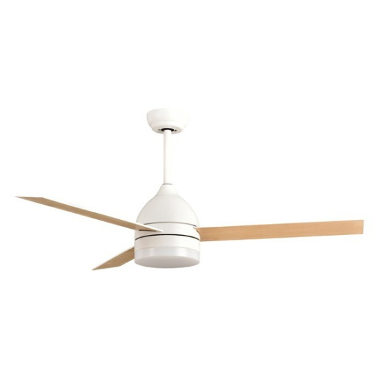 ΑΝΕΜΙΣΤΗΡΑΣ ΟΡΟΦΗΣ ΧΡΩΜΑ ΛΕΥΚΟ-ΞΥΛΟ Φ107 22W DC ΜΟΤΕΡ ΜΕ LED ΦΩΣ ΚΑΙ ΚΟΝΤΡΟΛ