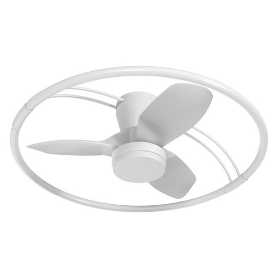 ΑΝΕΜΙΣΤΗΡΑΣ ΟΡΟΦΗΣ ΛΕΥΚΟΣ ΜΕ LED ΦΩΣ 60W ΚΑΙ ΚΟΝΤΡΟΛ Φ80 DC ΜΟΤΕΡ 20W