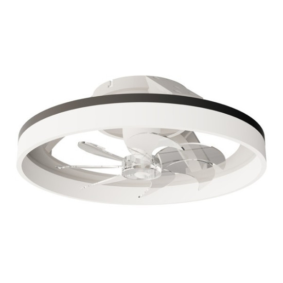 ΑΝΕΜΙΣΤΗΡΑΣ ΠΛΑΦΟΝΙΕΡΑ ΟΡΟΦΗΣ ΜΑΥΡΟΣ-ΛΕΥΚΟΣ Φ50 DC 20W