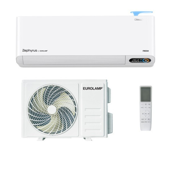 ΚΛΙΜΑΤΙΣΤΙΚΟ 12000BTU FRESH WIFI DC INVERTER R32, FRESH AIR , 4 LAYER FRESH AIR FILTER, iFEEL, GOLDEN FINS, 3D AIR, GENTLE  WIND, A+++/A+++ Zephyrus