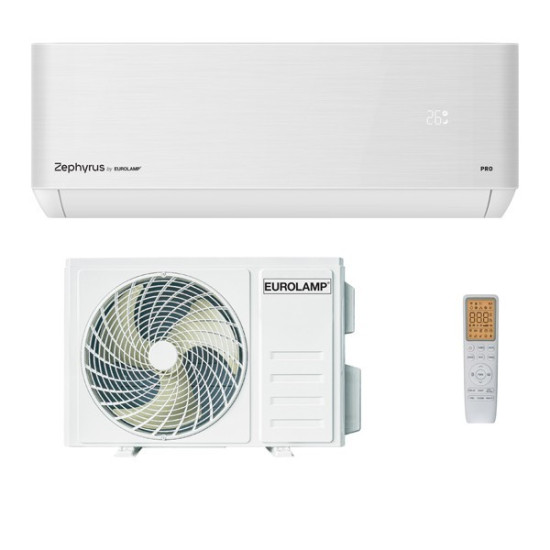 ΚΛΙΜΑΤΙΣΤΙΚΟ 12000BTU PRO WIFI DC INVERTER R32, TP61 PANEL, 4IN1 FILTER, iFEEL, GOLDEN FINS, 3D AIR, GENTLE  WIND, A+++/A+++ Zephyrus