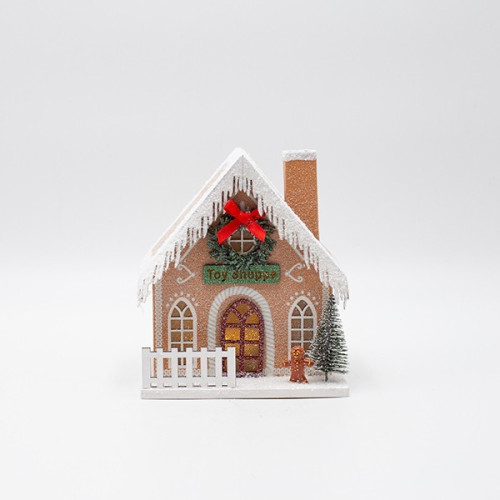 ΧΑΡΤΙΝΟ ΣΠΙΤΑΚΙ, TOY SHOP, ΦΩΤΙΖΟΜΕΝΟ, 13x11x15.5cm