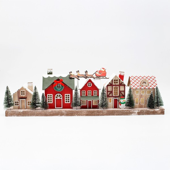 ΧΑΡΤΙΝΑ ΣΠΙΤΑΚΙΑ, ΦΩΤΙΖΟΜΕΝΑ, 50.8x9x15cm