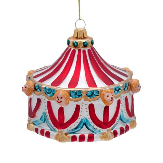 ΓΥΑΛΙΝΟ ΣΤΟΛΙΔΙ ΤΣΙΡΚΟ, 10.4x10,4x10.2cm