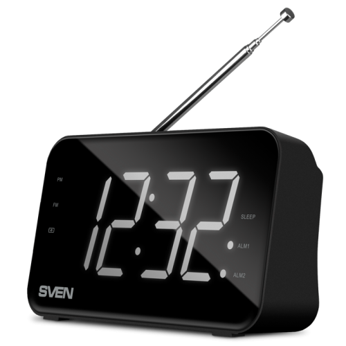 SVEN SRP-100Ραδιόφωνο Mαύρo2W,FMPoλόιΞY SVEN SRP-100Ραδιόφωνο Mαύρo2W,FMPoλόιΞY