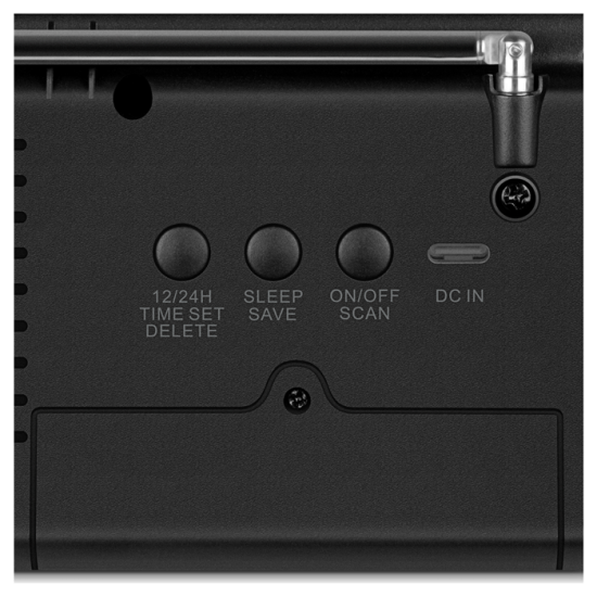 SVEN SRP-100Ραδιόφωνο Mαύρo2W,FMPoλόιΞY