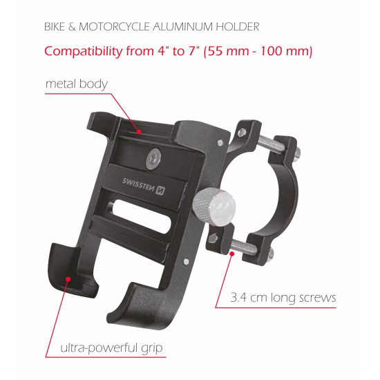 SWISSTEN ΒΑΣΗ SMARTPHONE ΠΟΔΗΛ/ΜΟΤΟ ΒΜ1