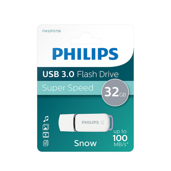 PHILIPS USB3.0 32GB SNOW EDITION GREY