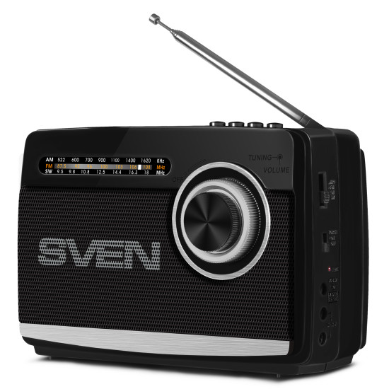 SVEN SRP 535 BLACK 3W,FM,ΑΜ,SW,USB,MICR